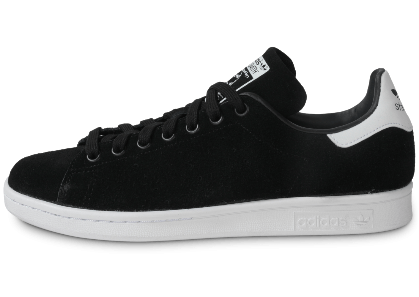 stan smith noir semelle marron
